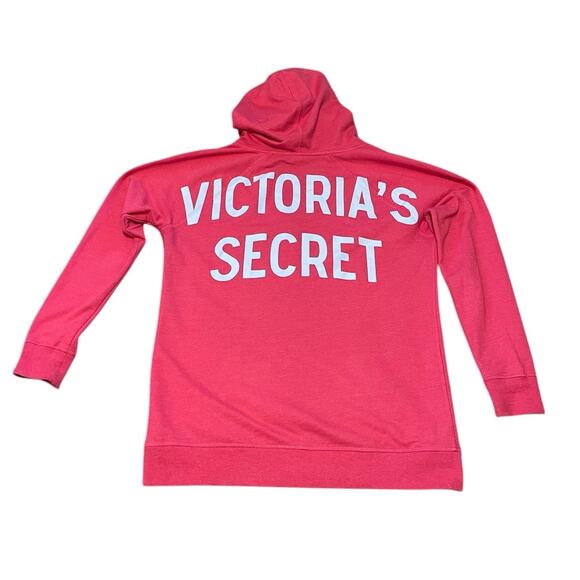 Victoria's Secret Tops - Victoria's Secret Size Medium Pink Signature Hoodie Kangaroo Pocket Pullover